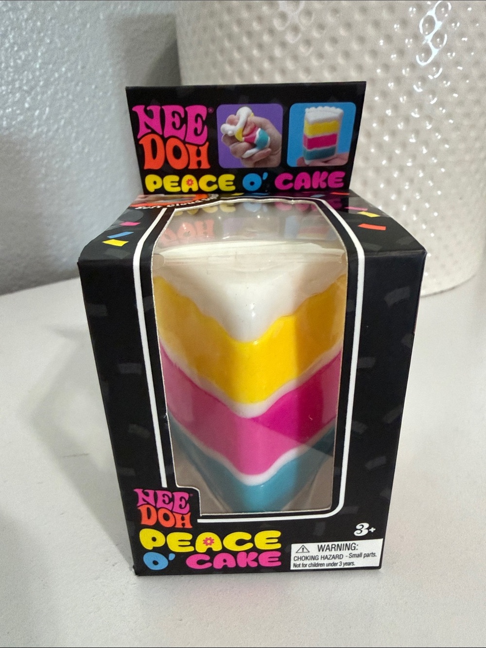 RARE NeeDoh Peace O' Cake - AUTHENTIC NeeDoh cake